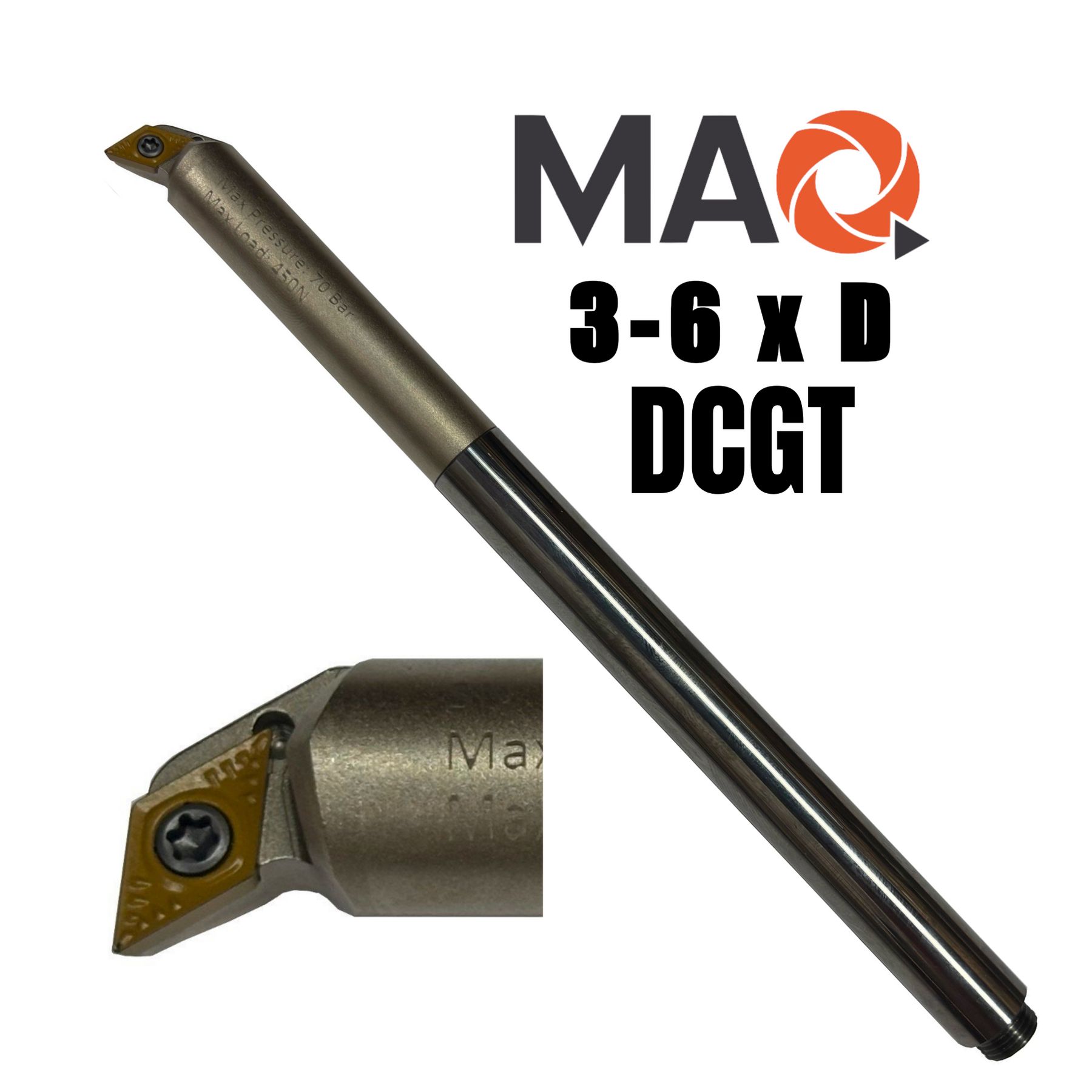 MAQ ANTI VIBRATION 3-6xD Fixed Head DCGT