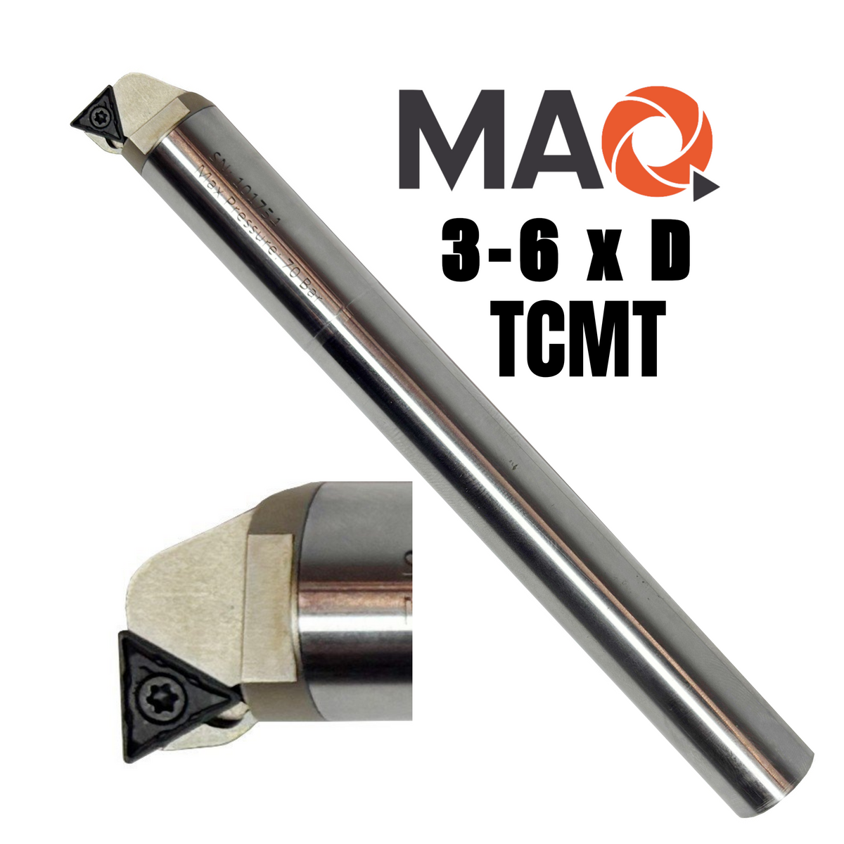 MAQ ANTI VIBRATION 3-6xD Fixed Head TCMT